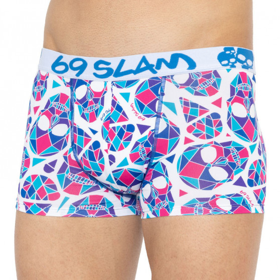 Boxershorts för män 69SLAM hip skullmond vit