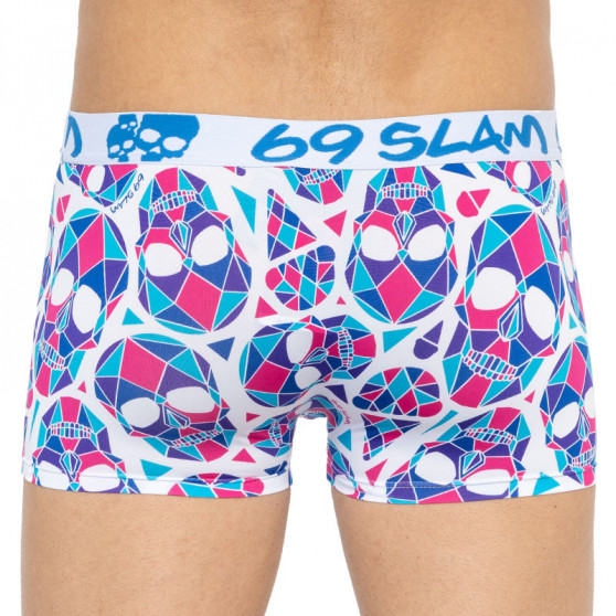 Boxershorts för män 69SLAM hip skullmond vit