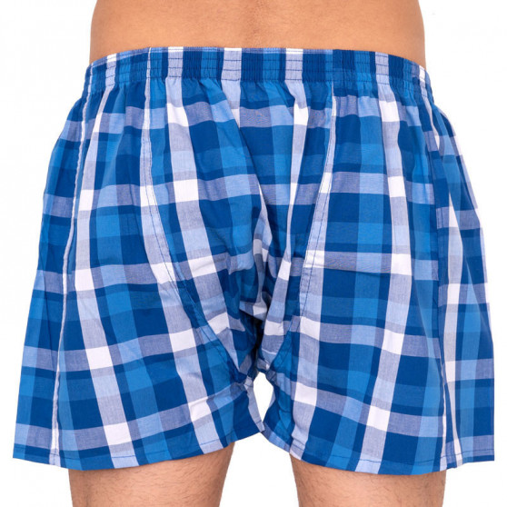 3PACK Boxershorts för herrar Styx klassiskt gummi överdimensionerat flerfärgad (E8040510)