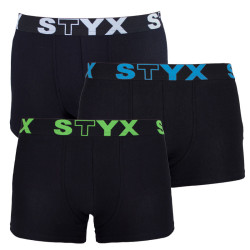 3PACK boxershorts för herrar Styx sport elastisk oversized multicolour (R9606162)