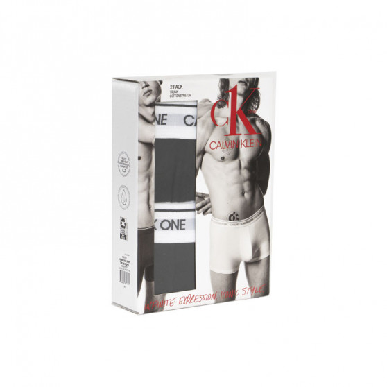 2PACK Boxershorts CK ONE svart för herrar (NB2385A-BNM)