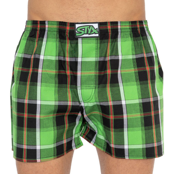 Boxershorts för herrar Styx klassiskt gummi överdimensionerat flerfärgad (E818)