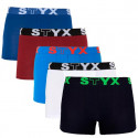 5PACK boxershorts för män Styx sport elastisk flerfärgad (G106160686762)