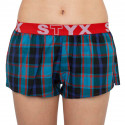 Damshorts Styx sport elastisk flerfärgad (T819)