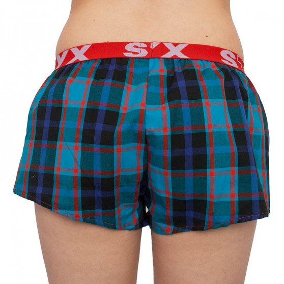 Damshorts Styx sport elastisk flerfärgad (T819)