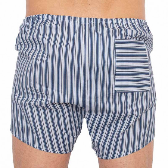 Boxershorts för herrar Foltýn mörkblå ränder