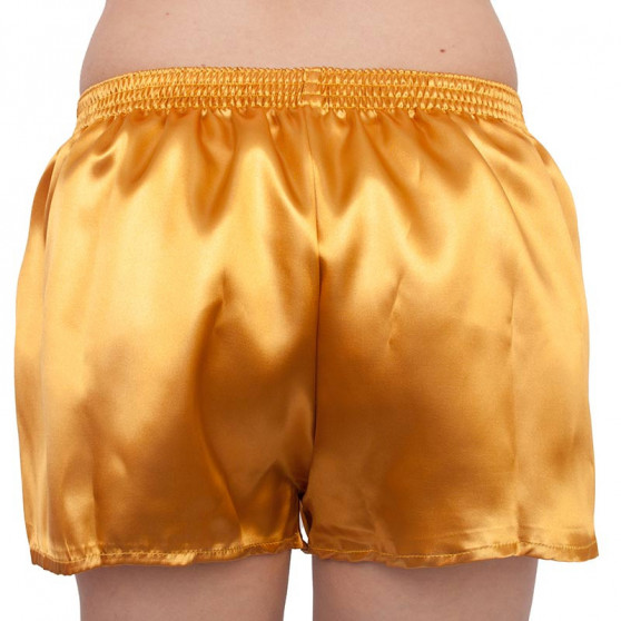 Damshorts Styx klassisk elastisk satin guld (L685)