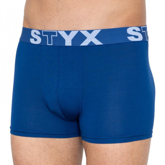 3PACK Boxershorts för herrar Styx sport elastisk blå (G9676869)