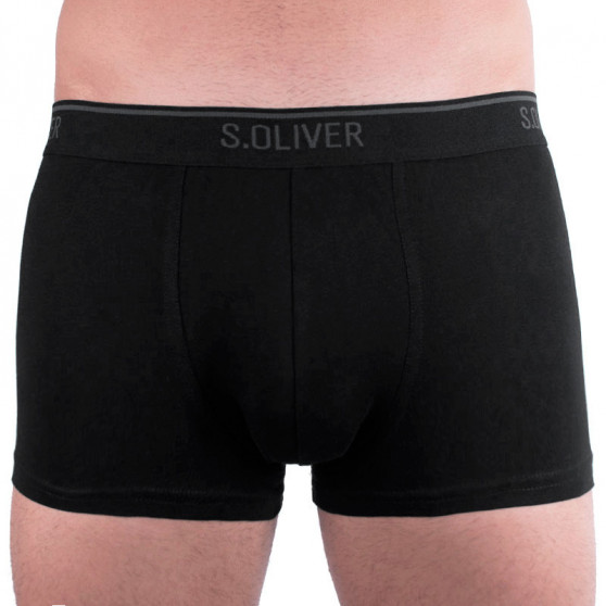 3PACK Boxershorts S.Oliver svart för herrar (172.11.899.18.236.12B2)