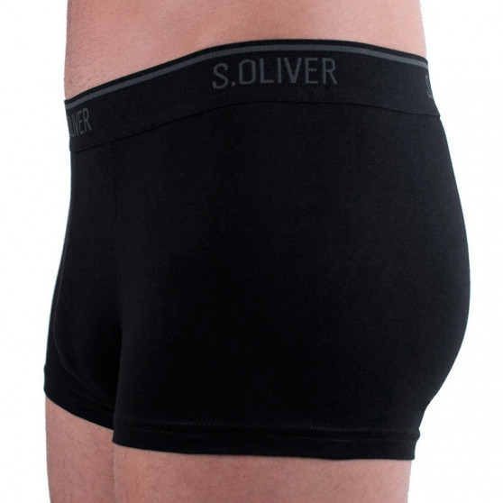 3PACK Boxershorts S.Oliver svart för herrar (172.11.899.18.236.12B2)