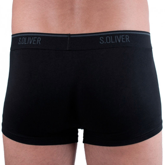 3PACK Boxershorts S.Oliver svart för herrar (172.11.899.18.236.12B2)