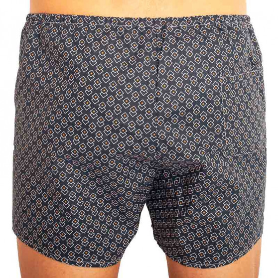 Boxershorts för herrar Foltýn mörkblå diamant oversized