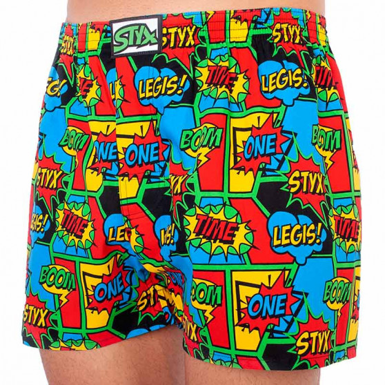 Boxershorts för herrar Styx art klassisk gummibom (A955)