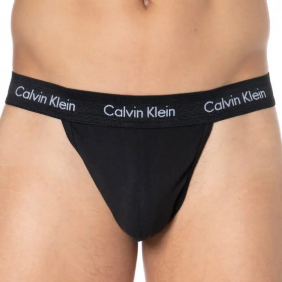 2PACK Stringtrosor för herrar Calvin Klein svart (NB2208A-001)