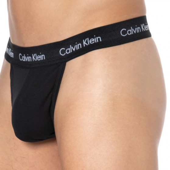 2PACK Stringtrosor för herrar Calvin Klein svart (NB2208A-001)