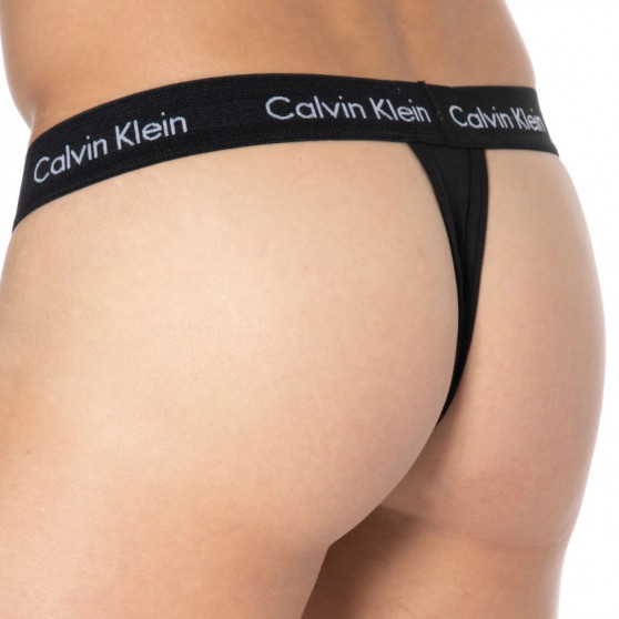 2PACK Stringtrosor för herrar Calvin Klein svart (NB2208A-001)