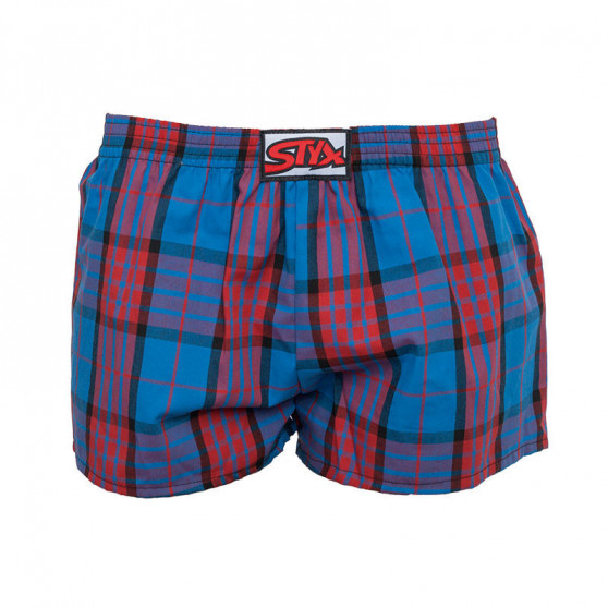 3PACK barnshorts Styx klassisk resår flerfärgad (J8171820)