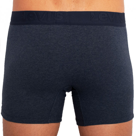 3PACK Boxershorts för herrar Levis blå (905045001 008)