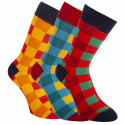 3PACK crazy socks Bellinda flerfärgad (BE491004-307)