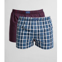 2PACKBoxershorts för herrar Gant flerfärgad (902032609-410)