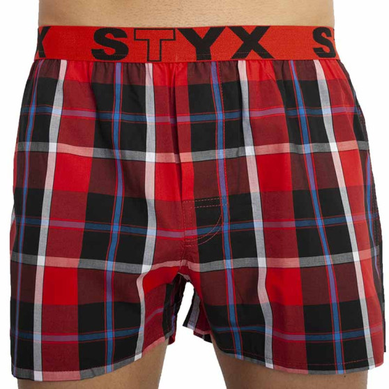 Boxershorts för herrar Styx sport elastisk flerfärgad (B823)