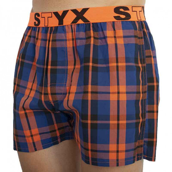 Boxershorts för herrar Styx sport elastisk flerfärgad (B826)