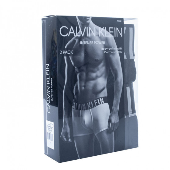 2PACK Boxershorts för herrar Calvin Klein svart (NB2602A-UB1)