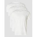 3PACK t-shirt för herrar Calvin Klein vit (NB4011E-100)