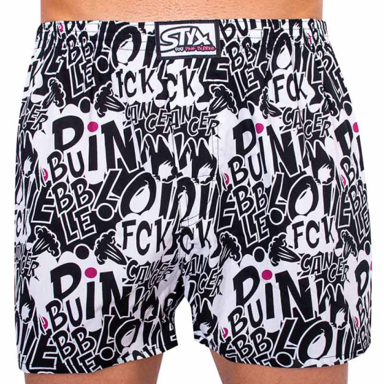 Boxershorts för herrar Styx art classic rubber Pink Bubble (A1059)