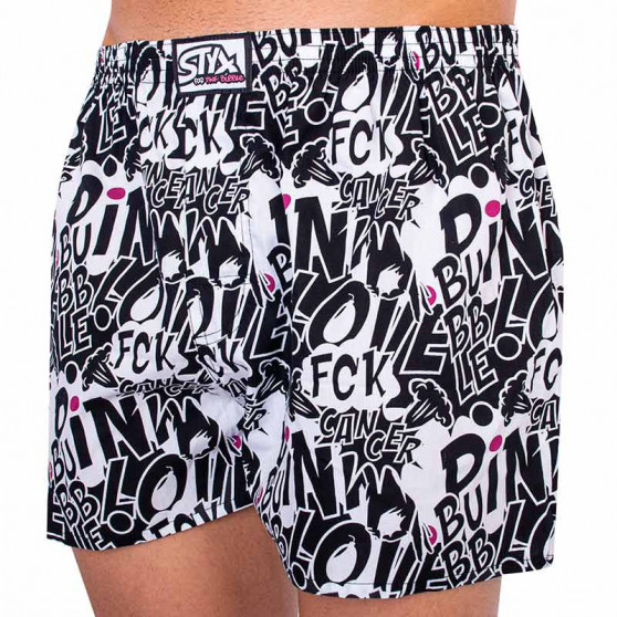 Boxershorts för herrar Styx art classic rubber Pink Bubble (A1059)