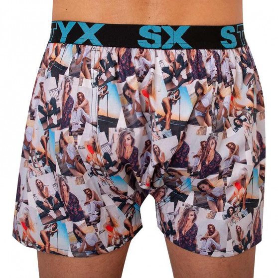 Boxershorts för herrar Styx art sports gummimodeller - begränsad upplaga (B1051)