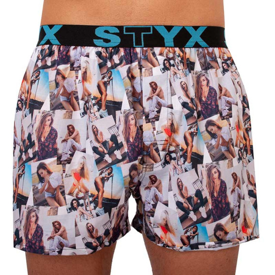 Boxershorts för herrar Styx art sports gummimodeller - begränsad upplaga (B1051)