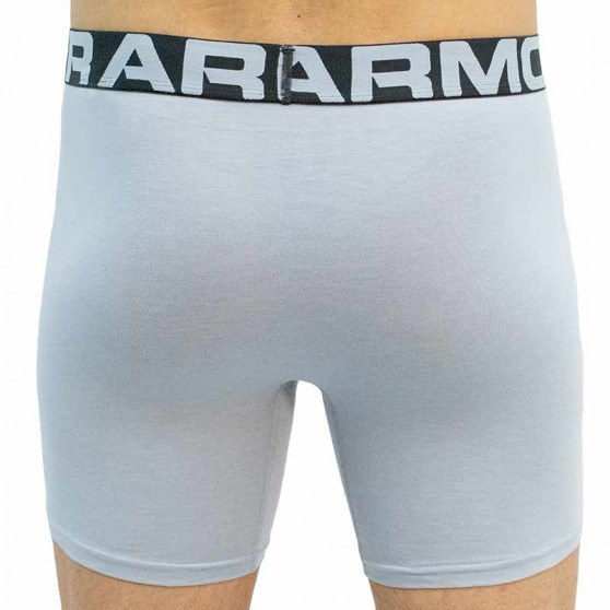 3PACK Boxershorts för herrar Under Armour grå (1363617 011)