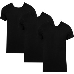 3PACK t-shirt för herrar Calvin Klein svart (NB4011E-001)