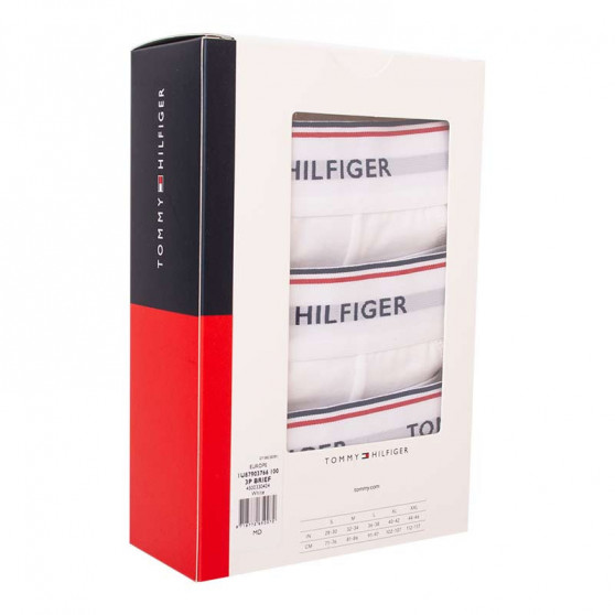 3PACK herrkalsonger Tommy Hilfiger vit (1U87903766 100)