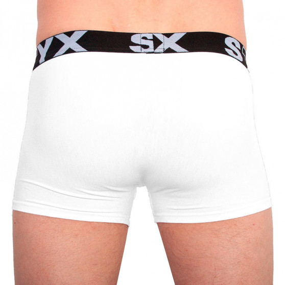 Boxershorts för män Styx sport elastisk oversized vit (R1061)