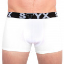 Boxershorts för män Styx sport elastisk oversized vit (R1061)