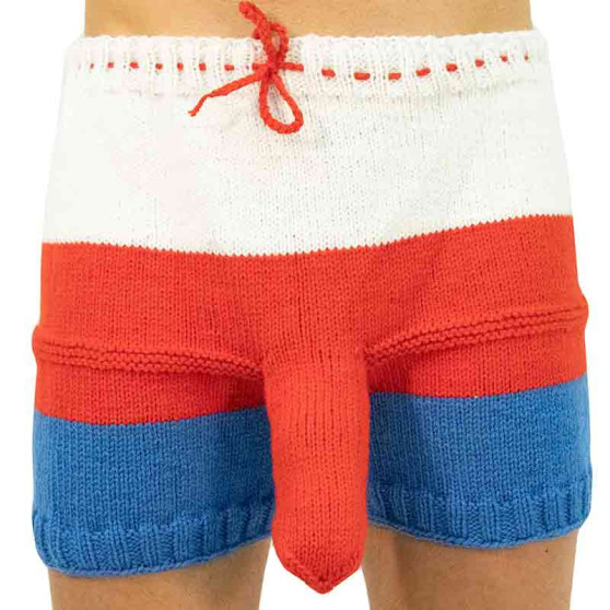 Handstickade shorts Infantia (PLET67)