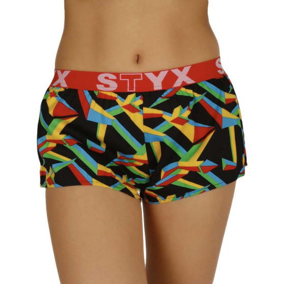 Damshorts Styx konst sport gummi triangulär (T957)