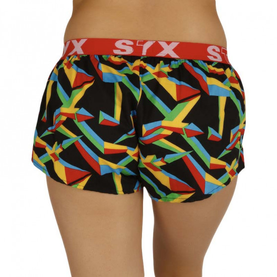 Damshorts Styx konst sport gummi triangulär (T957)