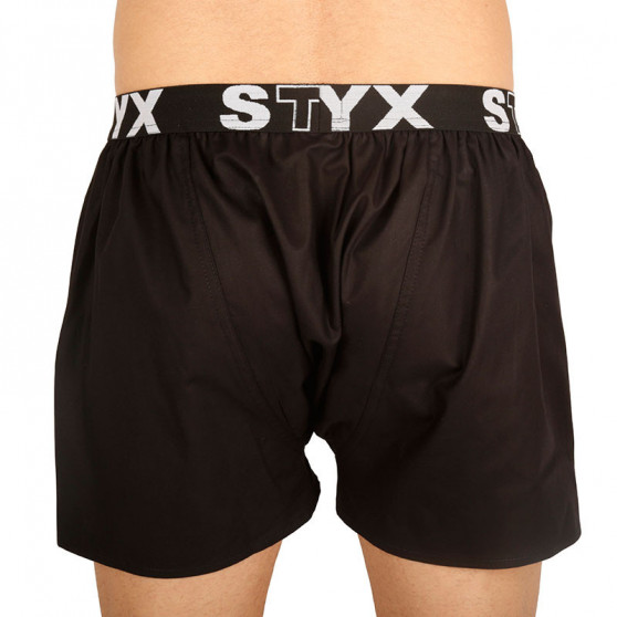 Boxershorts för herrar Styx sport elastisk svart (B960)