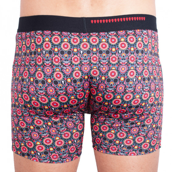 Ingen förpackning - Boxershorts för män 69SLAM fit flower skull