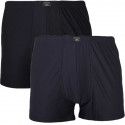 2PACK Boxershorts S.Oliver mörkblå oversized för herrar (26.899.97.4502.16C4)