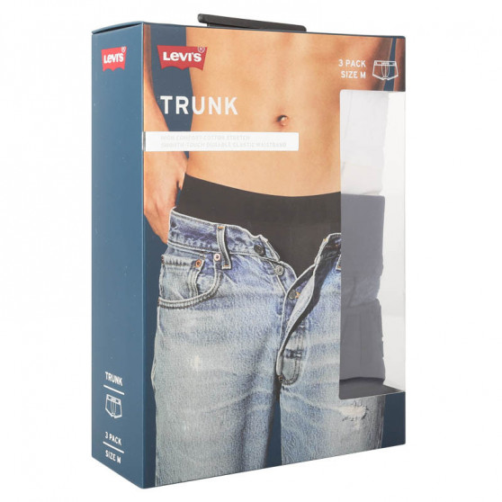 3PACK Boxershorts för herrar Levis multicolour (905042001 009)