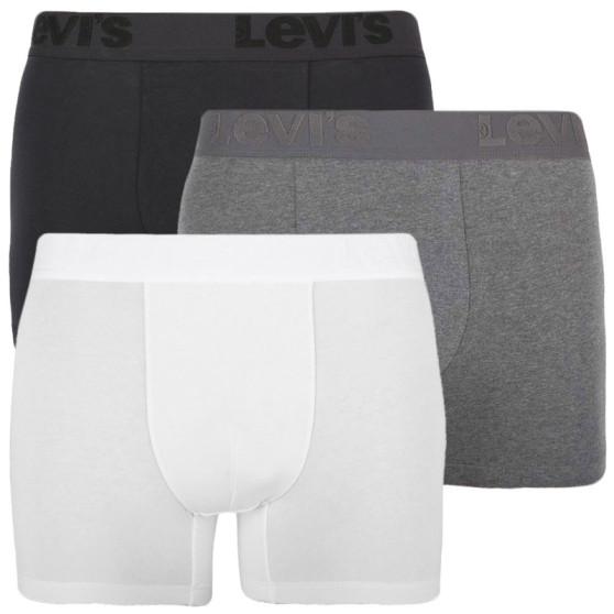 3PACK Boxershorts för herrar Levis multicolour (905045001 010)