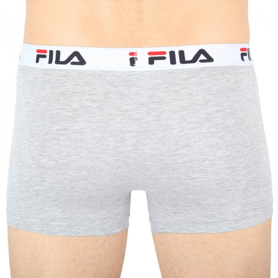 2PACK Boxershorts för herrar Fila grå (FU5016/2-400)