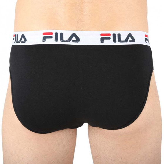 2PACK herrkalsonger Fila svart (FU5015/2-200)