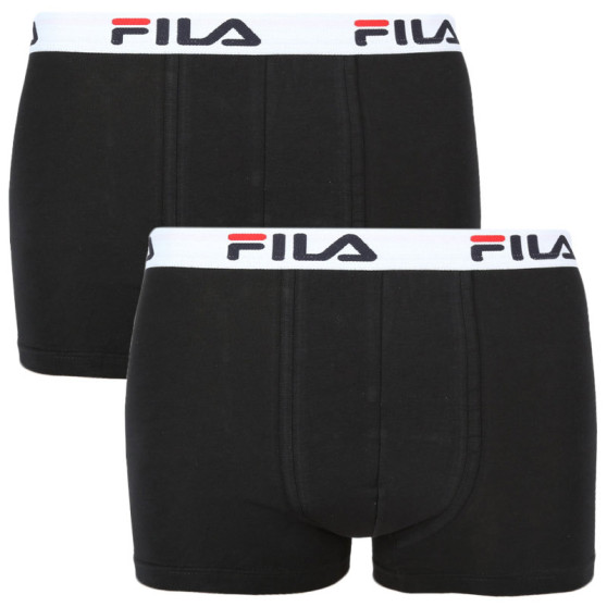 2PACK Boxershorts för herrar Fila svart (FU5016/2-200)