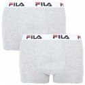 2PACK Boxershorts för herrar Fila grå (FU5016/2-400)