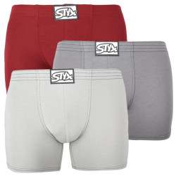 3PACK herrboxershorts Styx lång klassisk elastisk (F10606263)